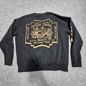 Sendero Provisions Sweatshirt Men's Medium Black Never Drink Shooting Hand